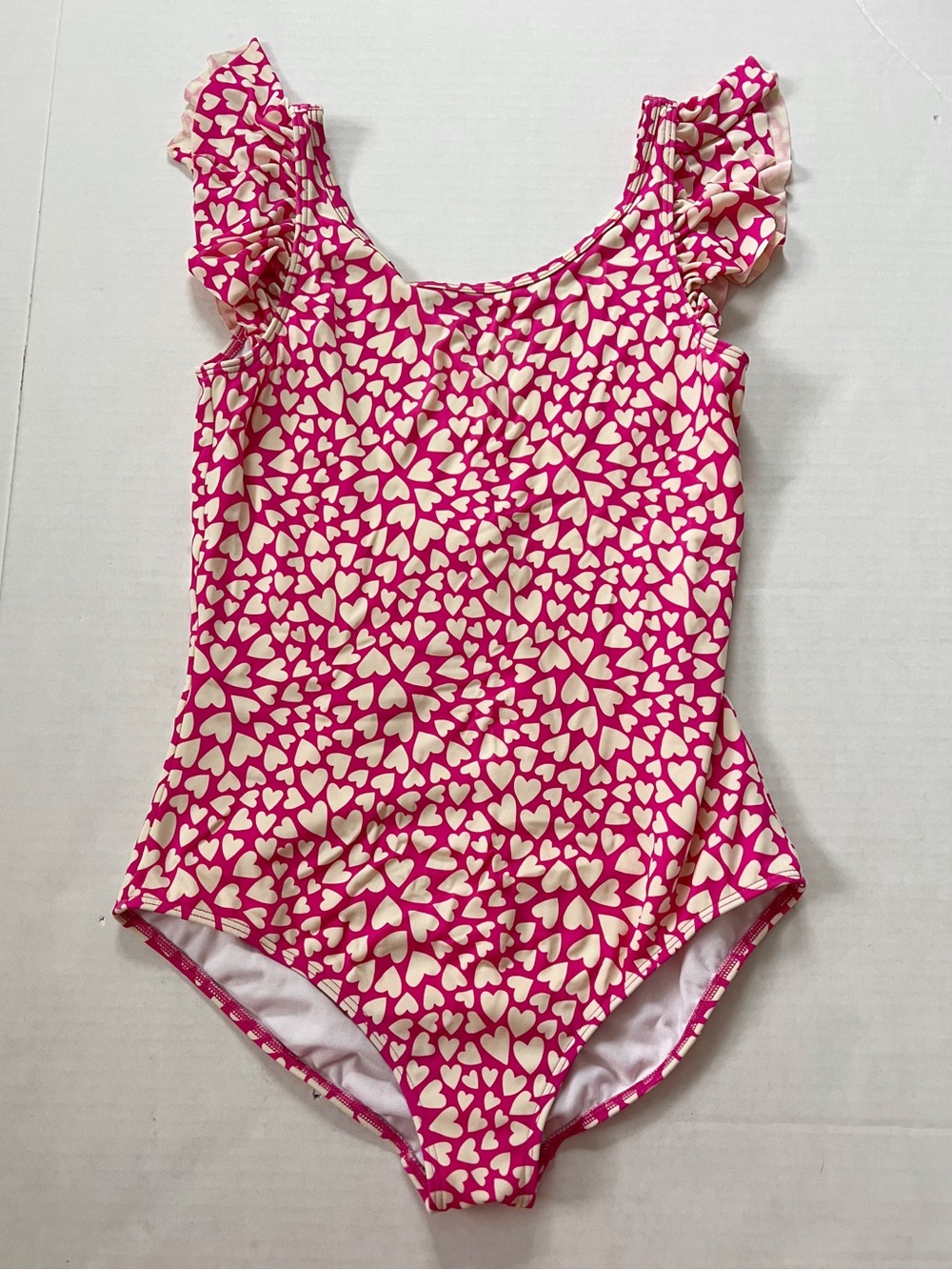 Boden Flutter Sleeve Heart One Piece Swimsuit